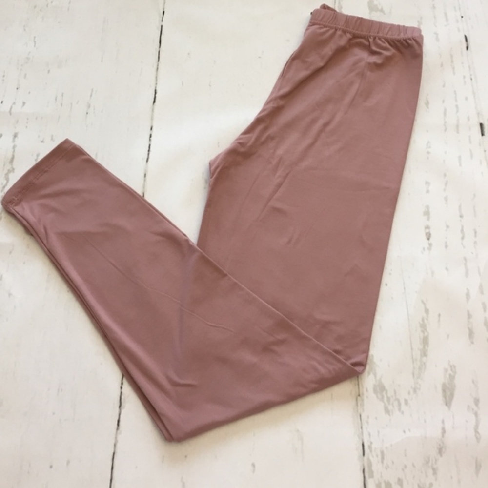Marsala solid leggings by Agnes & Dora